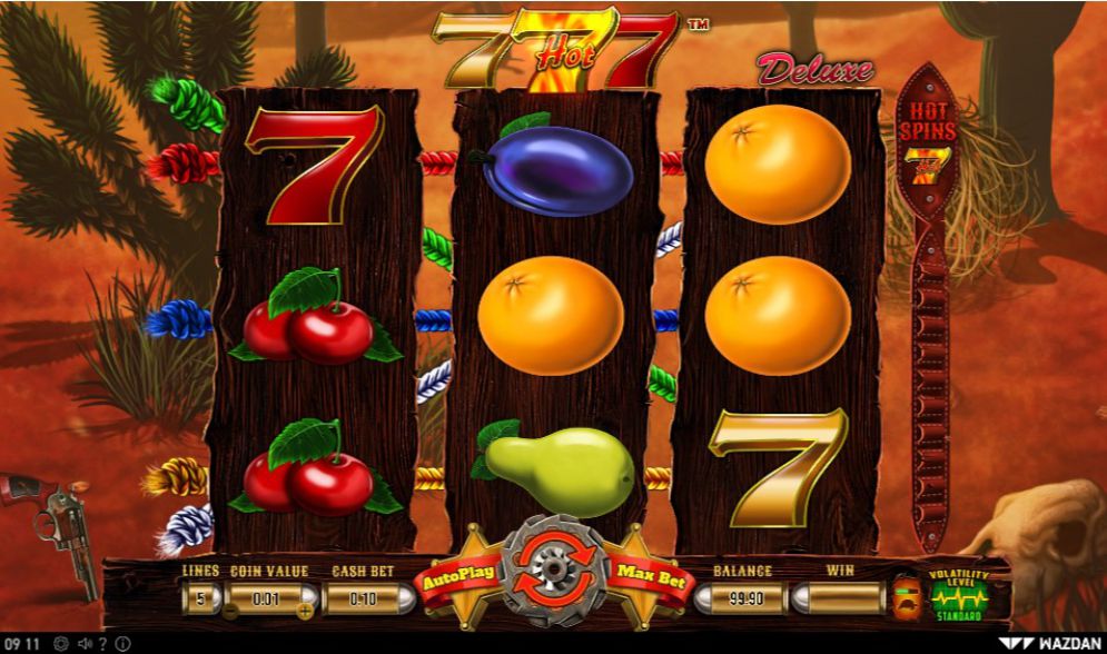 Hot 777 Deluxe Gameplay